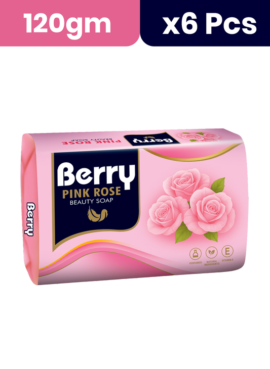 BERRY - PINK SOAP 120gm (6 pcs)